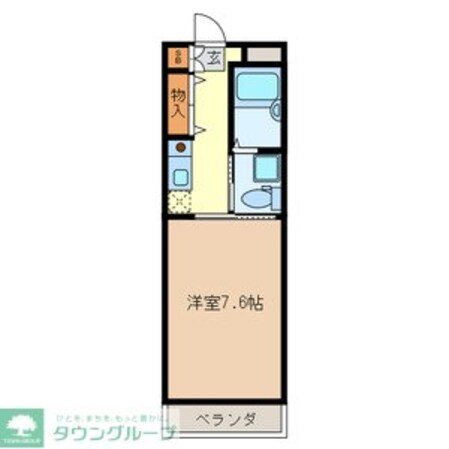 オンワード谷塚の物件間取画像